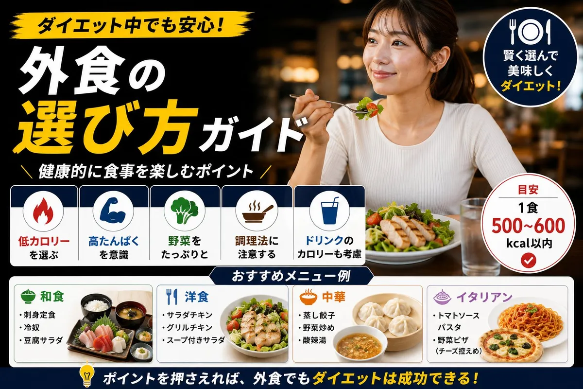 ダイエット中でも安心!外食の選び方ガイド